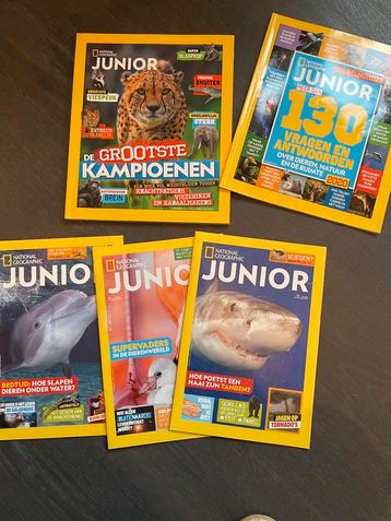 5 magazines National Geographic Junior