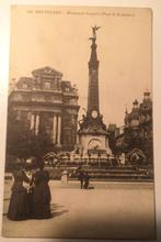 4 antieke ansichtkaarten van Brussel / Bruxelles, Collections, Photos & Gravures, Comme neuf, Autres sujets/thèmes, Photo, Avant 1940