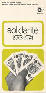 FDC 22/1973 8-12-73 Speelkaart Serie van 4 zegels (FR), Postzegels en Munten, Postzegels | Europa | België, Met stempel, Ophalen of Verzenden