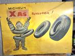 Blikken reclamebord Michelin 1950, Verzamelen, Merken en Reclamevoorwerpen, Ophalen, Gebruikt, Reclamebord