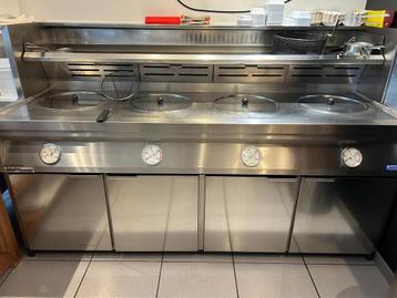 Hewigo friteuse 4 rond bakpotten, Enlèvement