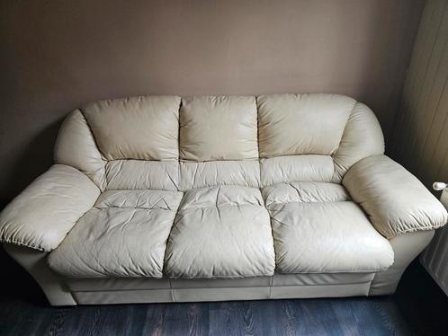 Ledere zetel, Huis en Inrichting, Zetels | Zetels, Zo goed als nieuw, Ophalen