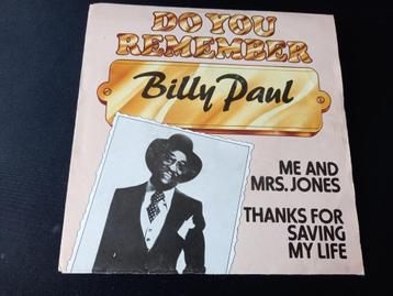 Billy Paul – Me And Mrs.Jones / Thanks For Saving My Life '7 beschikbaar voor biedingen