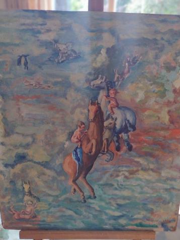 Schilderij van J.F.M. van Opstal Charbo  beschikbaar voor biedingen