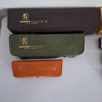 3 Hohner mondharmonica's  beschikbaar voor biedingen