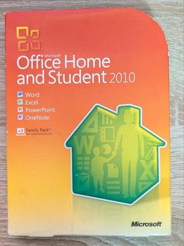 Office Home and Student 2010, DVD, 3 PC, non commercial, EN, Enlèvement ou Envoi, Comme neuf, Excel
