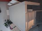 Bristol witte glazen tafel met 6 stoelen,als nieuw. Alleen b, Huis en Inrichting, Ophalen, Zo goed als nieuw, Overige materialen