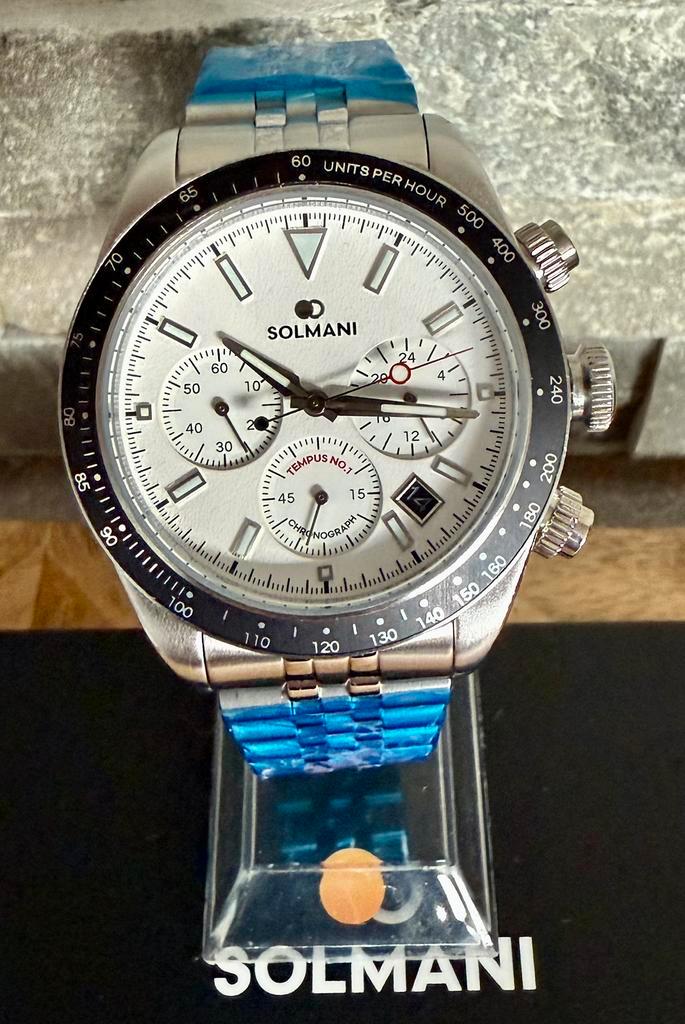 SOLMANI TEMPUS SPORT CHRONO TWV529€! 💯%NIEUW, Handtassen en Accessoires, Sporthorloges, Ophalen of Verzenden