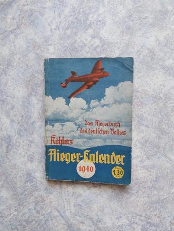 Luftwaffe Wehrmacht Kalender 1940 Stuka Göring Duitsland ZB, Envoi, Deuxième Guerre mondiale, Utilisé, Armée de l'air
