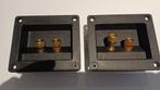 2x Luidspreker terminals vergulde aansluiting optie montage, Overige merken, Nieuw, Ophalen of Verzenden, 120 watt of meer