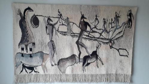 handgeknoopt Afrikaans wandtapijt, Antiek en Kunst, Antiek | Tapijten, Tafelkleden en Textiel, Ophalen
