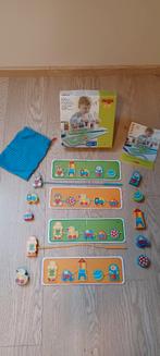Rijgspel thema ´speelgoed ´- Haba - 12 tot 18 maanden, Ophalen of Verzenden, Zo goed als nieuw