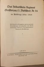 (1914-1918 LORETT0 SOMME) Das Feldartillerie-Regiment Grossh, Verzamelen, Militaria | Algemeen, Ophalen of Verzenden