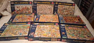 Puzzels 1.000 stuks van Jan van Haasteren à 10 euro per stuk