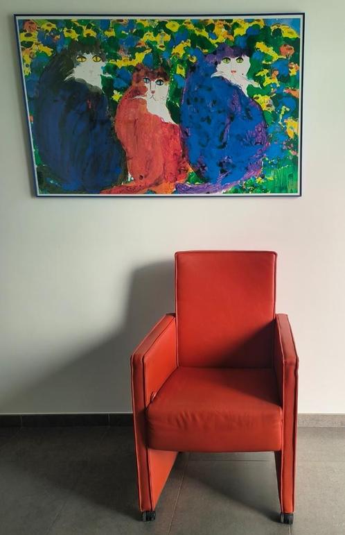 6X Comfort Lederen Eetkamerstoelen -TOP!!!, Huis en Inrichting, Stoelen, Zo goed als nieuw, Vijf, Zes of meer stoelen, Leer, Bruin