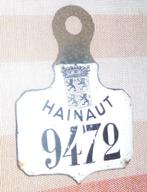 fietsplaat hainaut 1897 enkel ruilen voor west vlaanderen, Antiek en Kunst, Ophalen of Verzenden