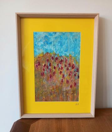 Schilderij in olieverf, 24x30 cm. Gesigneerd. beschikbaar voor biedingen