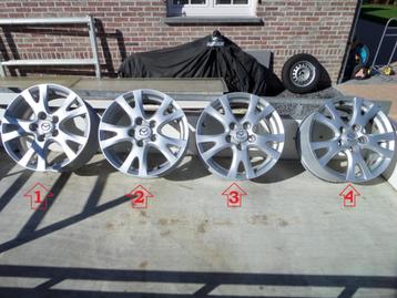 4 jantes 16'' - 5x114,3mm - Mazda 6 / CX3 disponible aux enchères