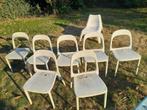 Stoelen ikea Urban stapelbaar 4 + 3 gratis tuinstoelen, Huis en Inrichting, Ophalen, Kunststof, Wit, Scandinavisch