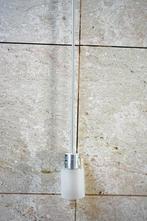 Plafondlamp met 4 hangende pendels., Ophalen, Zo goed als nieuw, Glas