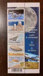 België: Lucht- en ruimtevaart - obp 3916_20 samenhangend, Postzegels en Munten, Postzegels | Europa | België, Ruimtevaart, Orginele gom