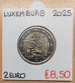 2 EURO 2025  LUXEMBURG  75j SCHUMANVERKLARING   UNC   € 8,50, Ophalen of Verzenden, Luxemburg, 2 euro, Losse munt