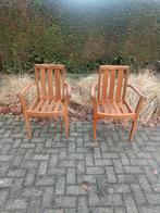 Set van 2 teakhouten armstoelen, Enlèvement