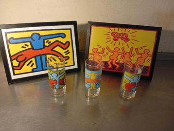 Keith Haring collectorglas uit de gelimiteerde serie - Quick beschikbaar voor biedingen