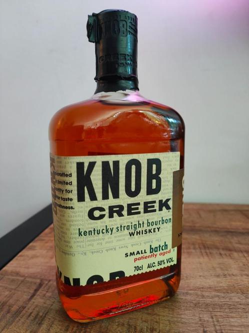 Knob Creek - Whisky bourbon en petit lot vieilli patiemment, Collections, Vins, Neuf, Autres types, Autres régions, Pleine, Enlèvement ou Envoi