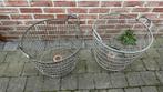 2 anciens paniers en metal, Ophalen