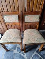 houten stoel met bekleding, Ophalen