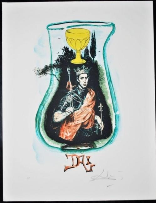 Salvador Dali - The king of cups, Antiquités & Art, Art | Lithographies & Sérigraphies, Enlèvement