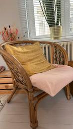 Set van 2 rotan stoelen, Huis en Inrichting, Stoelen, Riet of Rotan, Twee, Gebruikt, Bruin