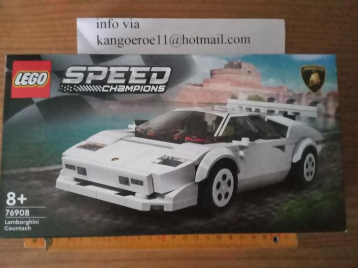 LEGO 76908 Speed Champions Lamborghini Countach-nieuw-sealed, Kinderen en Baby's, Speelgoed | Duplo en Lego, Nieuw, Lego, Complete set
