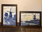 Antiek Delfts blauw tegeltableau Jacob van Ruisdaal, Antiek en Kunst, Antiek | Wandborden en Tegels, Ophalen