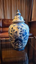 Vaas, Delfts blauw, handgeschilderd, Antiek en Kunst, Antiek | Vazen, Ophalen