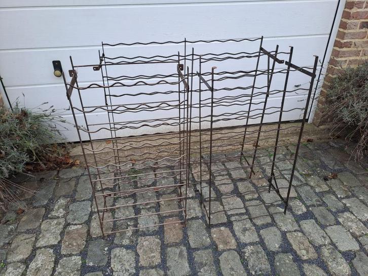 Verschillende metalen flessenrekken wijnrekken, Huis en Inrichting, Woonaccessoires | Wijnrekken, Gebruikt, Ophalen