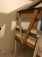 Boomhutbed + kast, ladder en klimloopplank+ matras, Kinderen en Baby's, Ophalen, Zo goed als nieuw