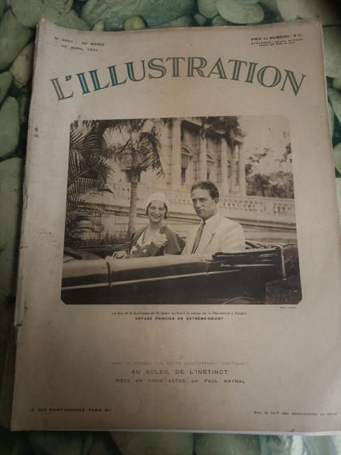 Revue L'Illustration 16 avril 1932, Collections, Revues, Journaux & Coupures, Journal ou Magazine, 1920 à 1940, Enlèvement ou Envoi