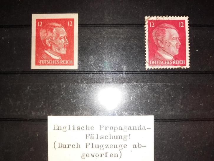 OPERATIE CORNFLAKES  HITLER POSTZEGEL oorlog Duits WO2, Verzamelen, Militaria | Tweede Wereldoorlog, Ophalen