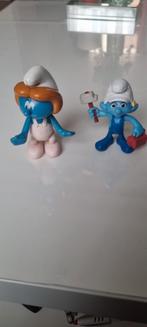 2 figurines schtroumpfs, Comme neuf, Enlèvement