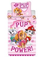 Paw Patrol Dekbedovertrek 140 x 200 cm - Pup Power, Neuf, Enlèvement ou Envoi, Rose, Housse de couette