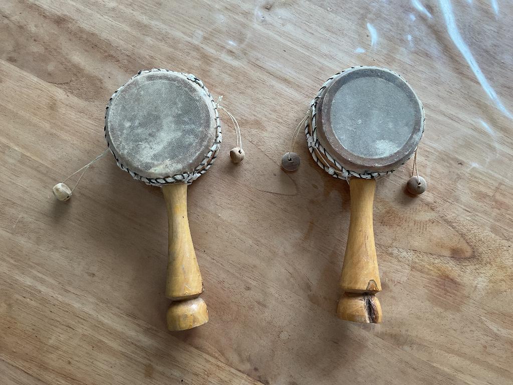 Tambourin à manche, à tourner, Musique & Instruments, Percussions, Enlèvement, Utilisé, Autres types