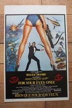filmaffiche James Bond For Your Eyes Only filmposter, Verzamelen, Rechthoekig Staand, Ophalen of Verzenden, Zo goed als nieuw