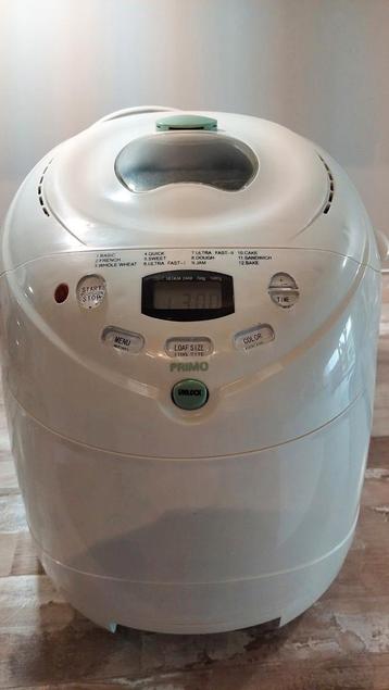 Primo broodbakmachine, Enlèvement, Utilisé