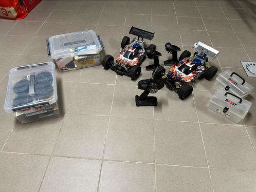 Reely Rex X promo 2 nitro (2 auto’s), Hobby en Vrije tijd, Modelbouw | Radiografisch | Auto's, Zo goed als nieuw, Nitro, Ophalen