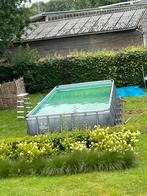 Groot zwembad INTEX, Tuin en Terras, Gebruikt, 300 cm of meer, Rechthoekig, Ophalen