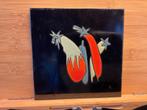 Vintage tegel met groenten, Antiek en Kunst, Ophalen of Verzenden