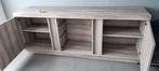 Dressoir en vitrine kast grijs eik, Huis en Inrichting, Ophalen
