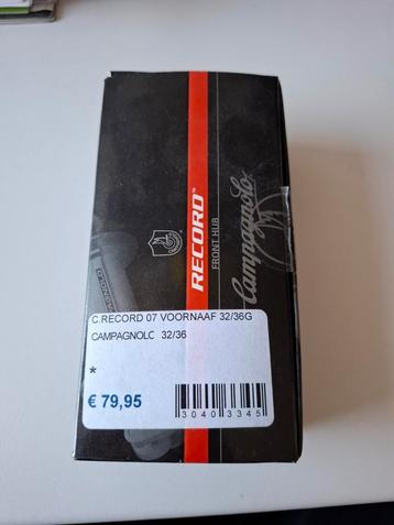 Campagnolo record voor- en achternaaf 32H 9/10 sp beschikbaar voor biedingen
